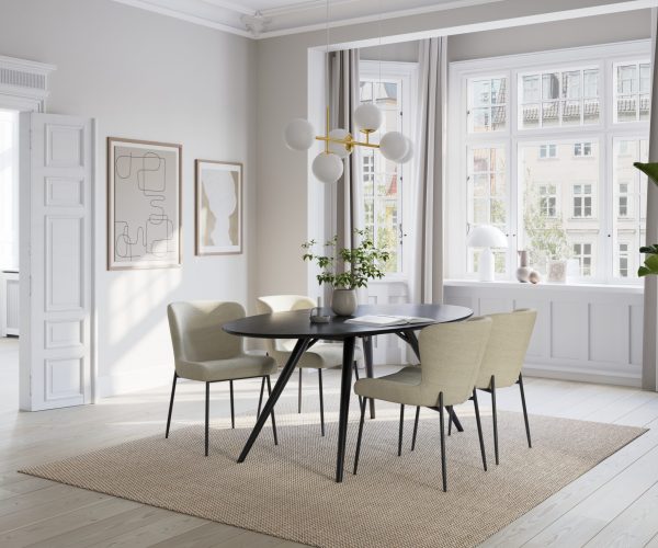 glam-chair-simply-beige-boucle-fabric-w-black-legs-100206106_eclipse-table-black-stained-ash-w-black-metal-legs